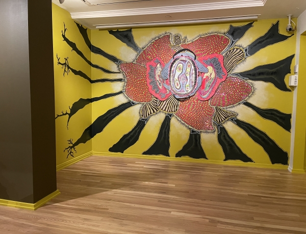 Installation by Amie Esslinger in "And I Must Scream, The Monstrous Expression of our Global Crises" at the Michael C. Carlos Museum of Emory University